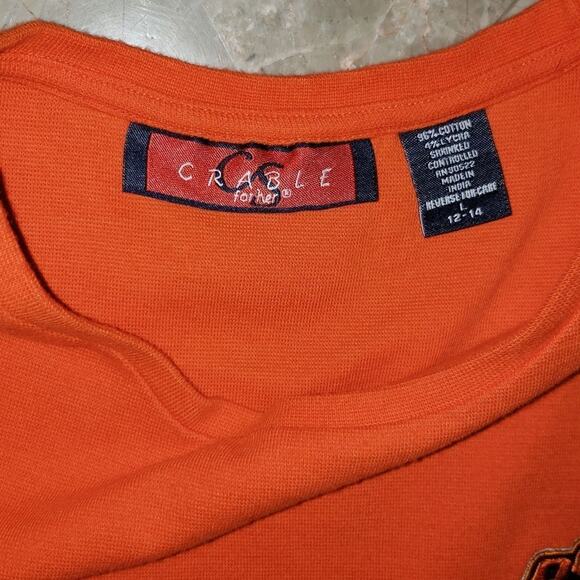 Women's Oklahoma State University Cowboys Embroidered Short Sleeve Tee-Shirt - Picture 7 of 7